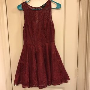 Maroon dress
